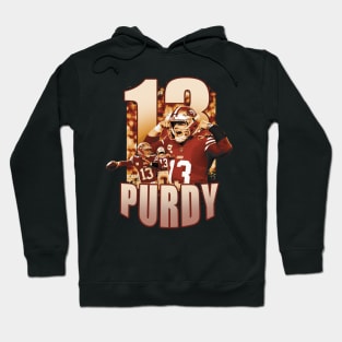 13 brock purdy vintage fan art Hoodie